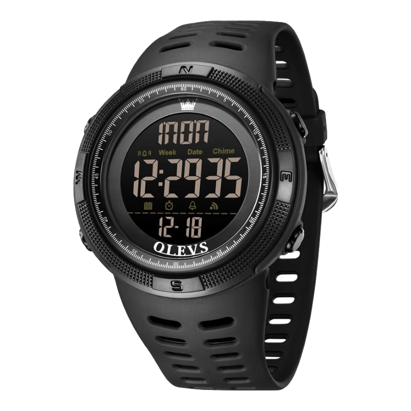 OLEVS Student Watch for Middle and High School Boys, Calendar, Weekday Display, Multifunctional, Luminous, Waterproof Digital Watch for Ages 12-14-18