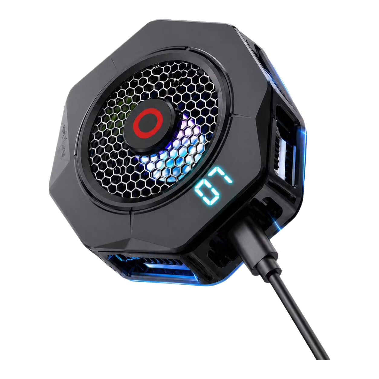 JD Jingzao Magnetic Cooling Clip-On Phone Cooler for Gaming Live Streaming Semiconductor Cooling Water Cooling Compatible with Apple iPhone Huawei Xiaomi