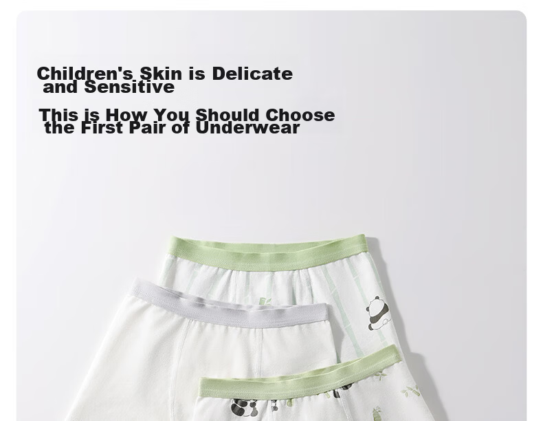 Beitais Children's Underwear 2-3 Years Old Boys Mulberry Silk Antibacterial Breathable Boxer Shorts 10
