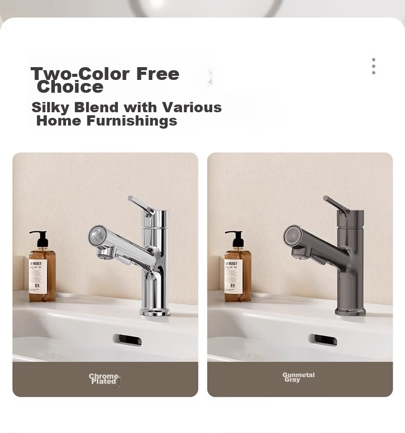 ARROW YJ Multifunctional Pull-Out Hidden Basin Faucet Single Handle Hot and Cold Mixer Tap for Washbasin 17