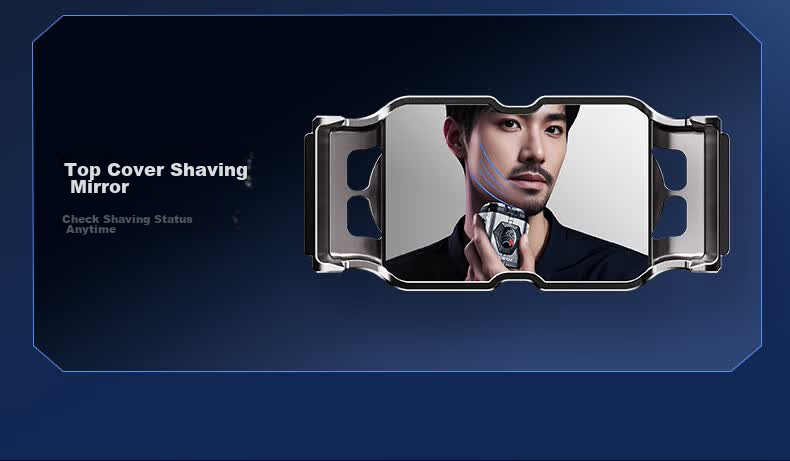 Skyworth Electric Shaver JA12 Mecha Series Portable Fast Charging Floating Blade Washable Men's Gift for Boyfriend Husband Father Graduation Gift 24
