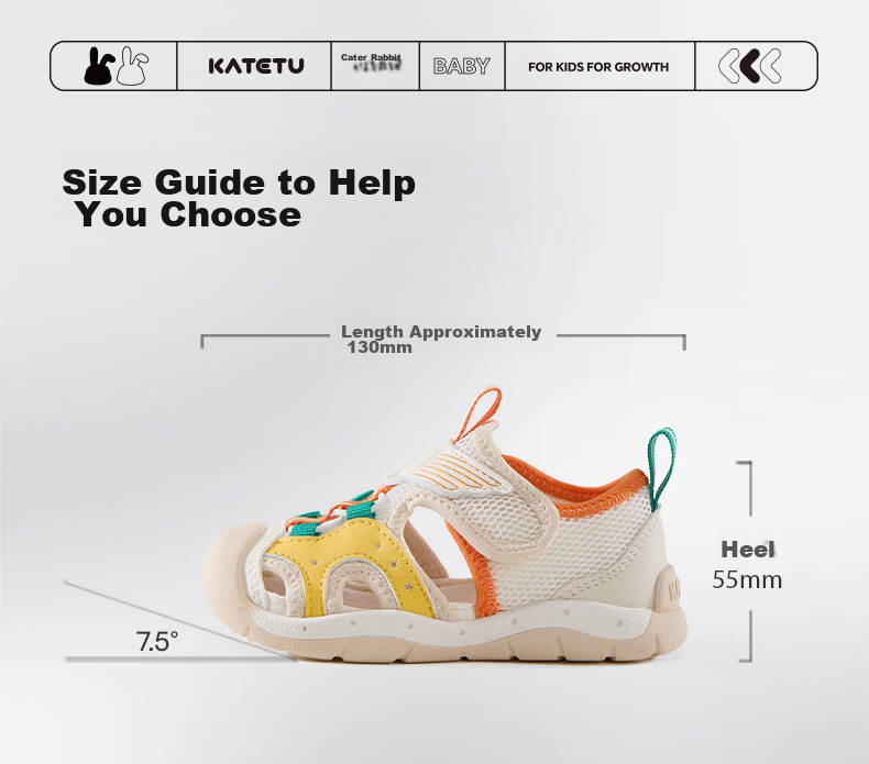 Caterpillar Baby Toddler Walking Shoes 2025 Summer New Functional Non-Slip Durable Breathable Children's Sandals Mesh Shoes X5BE009 12