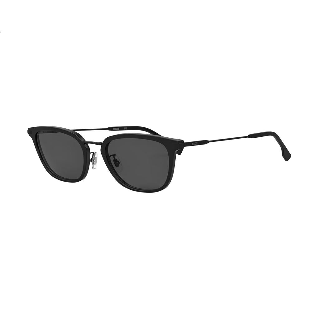 BOSS (HUGO BOSS) Fashionable Commuter Sunglasses, UV Protection, BOSS1287/F/SK Black