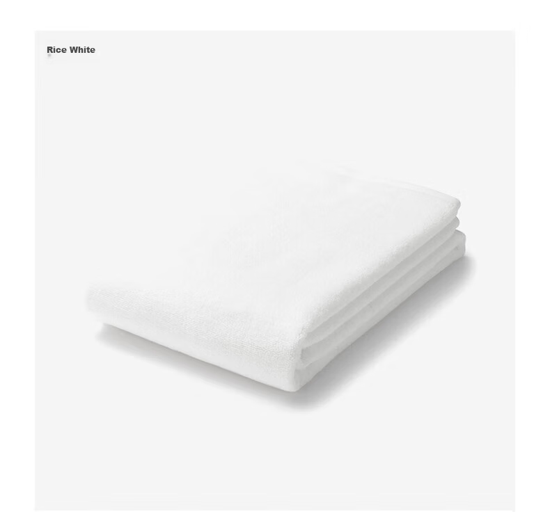 MUJI Cotton Plush Soft Large Bath Towel Pure Cotton Grey 80×160cm 3