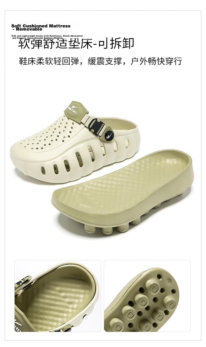 Double Star Children's Summer Slippers Girls' Sandals Big Kids Hole Shoes Outdoor Sports Beach Shoes Pink Size 36-37 9