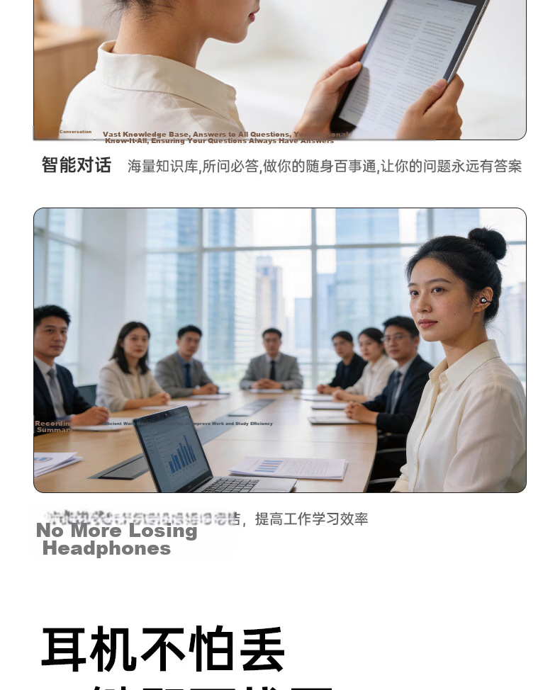 Newmine [Latest 2026 Model | Unaltered Original Sound] Ear-Clip Bluetooth Headphones, Wireless Open-Ear Non-In Running Call Noise-Cancelling Ultra-Long Battery Life for International Travel Translation, Gentle on Ears 27
