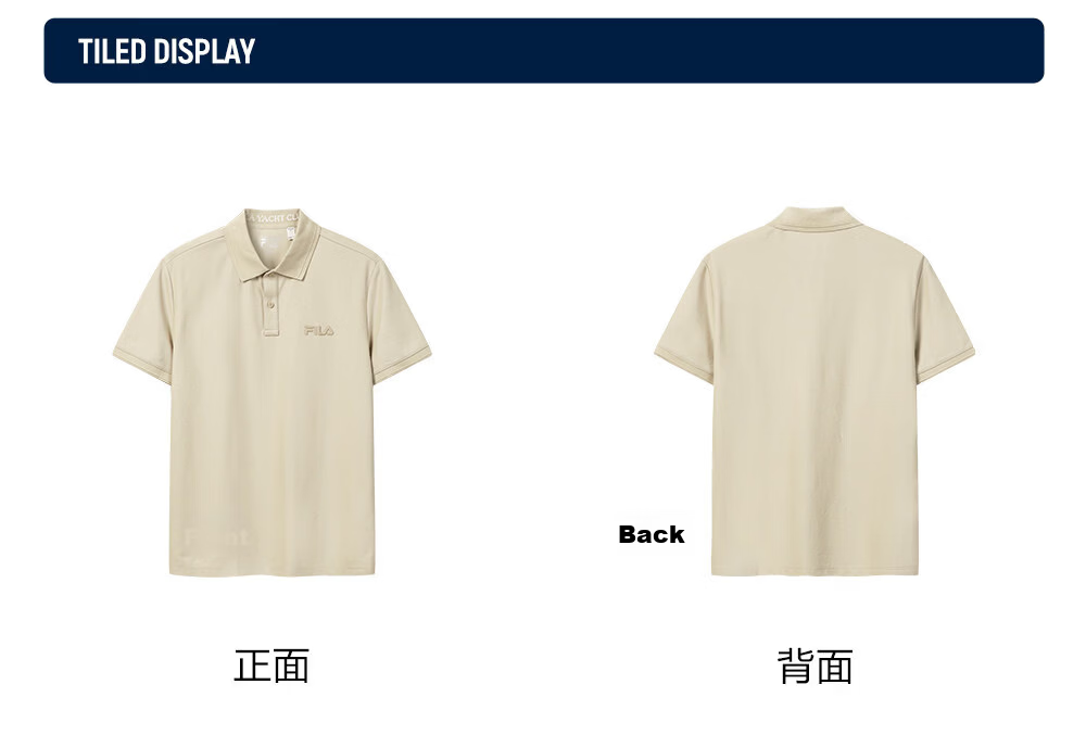 FILA Official [Yi Yangqianxi Edition] Men's Short Sleeve Polo Shirt 2026 Summer Cooling Top 19