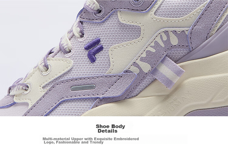 FILAFUSION Fila Trendy Women's Shoes BIANCO Platform Winter Candy Dad Sneakers 53
