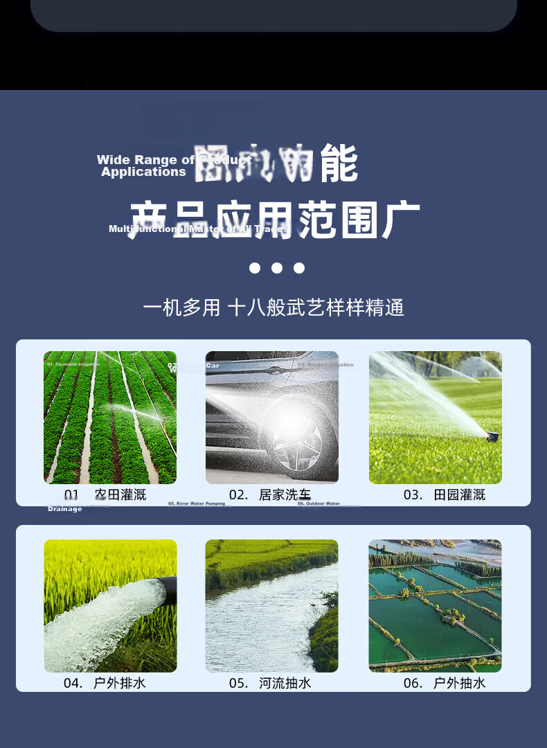 Delixi DC Submersible Pump Agricultural Water Pump Electric Vehicle Water Pump Household High Lift Well Small Water Pump 6