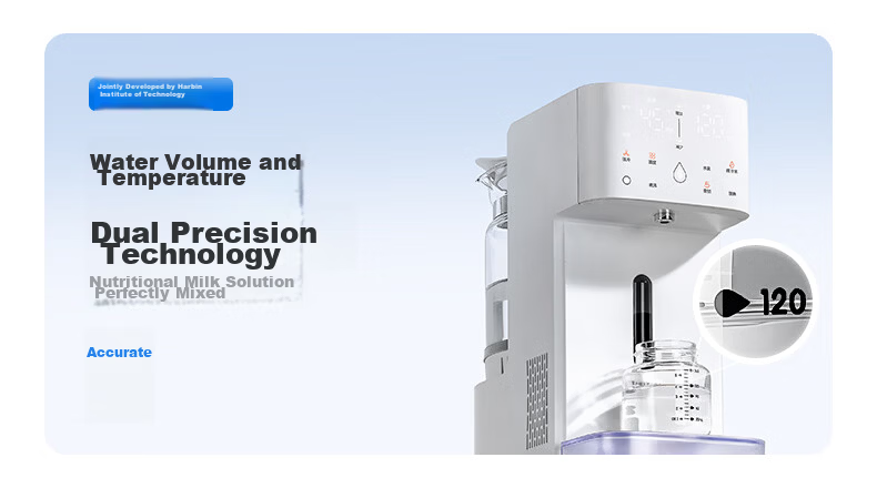 Little White Bear [Heavy New Product] Rapid Cooling Milk Maker All-Glass Quantitative Constant Temperature Kettle Baby Formula Dedicated Thermostatic Kettle L3 8