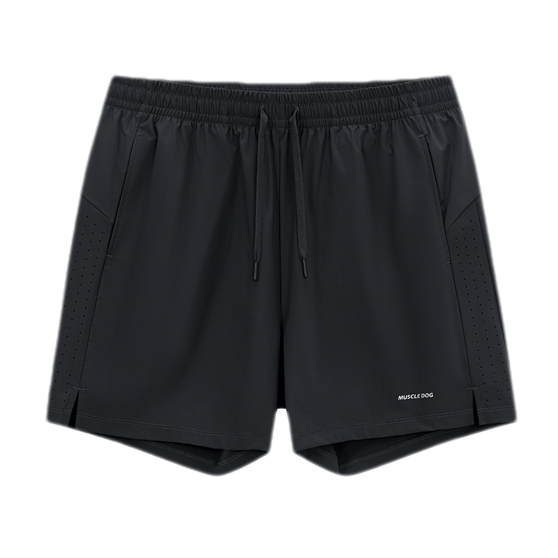 MUSCLE DOG Small Whale Cooling Sports Shorts for Men 2026 New High Elastic Breathable Running Fitness Shorts