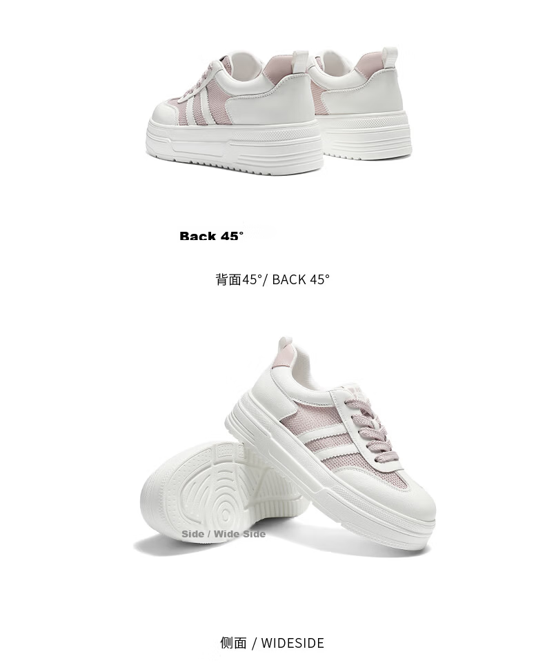 Belle Qixi Gift Small Puff White Shoes Women Summer 2026 New Mesh Panel Shoes JD029 Starlight Silver - Breathable Style Size 37 11