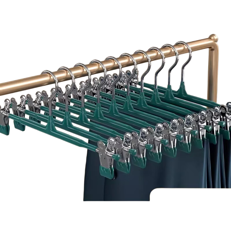 FAJIENUO Underwear Hanger Household Clothes Hanging Clips Pants Clips Drying Underwear and Underpants Special Tool Non-Marking JK Clothes Hanger Pants Rack