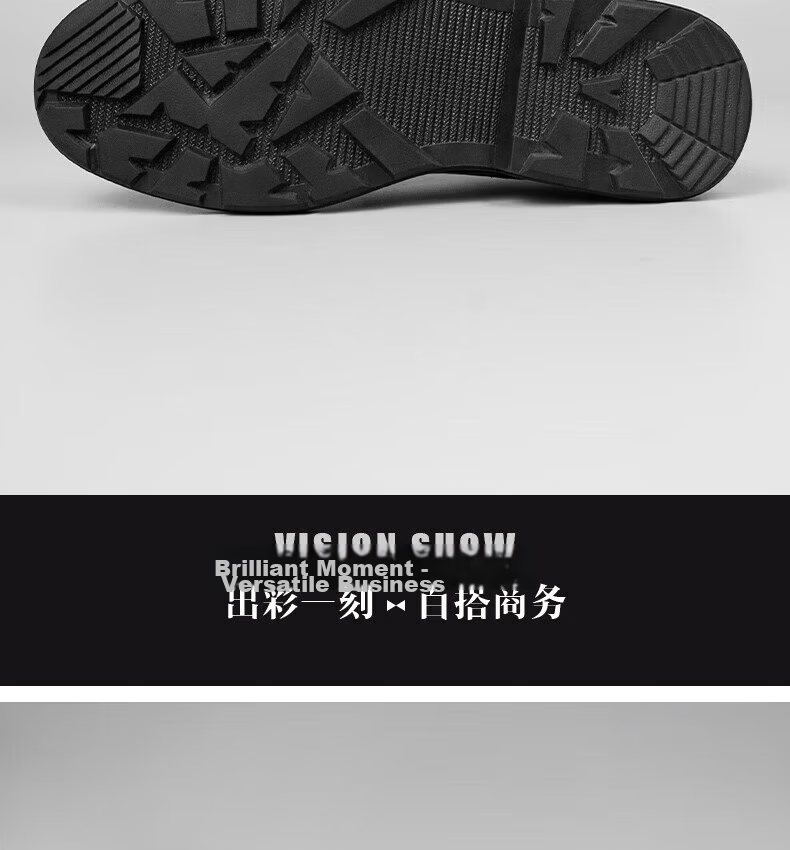 Jingzhenlianggong Business Casual Derby Leather Shoes Men Cowhide Business Lace-up Black 39 9