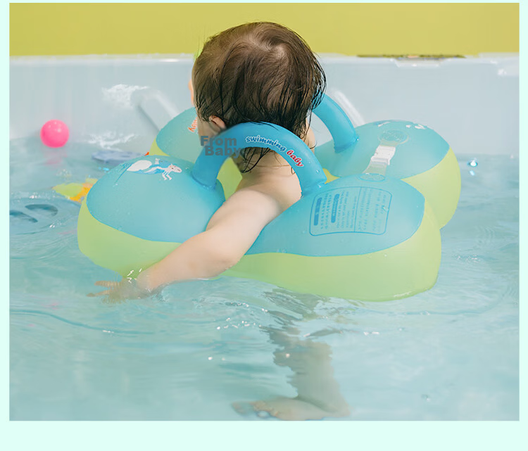 SwimmingBaby Baby Swimming Ring Children's Underarm Float Anti-Tip Double Airbag Anti-Choking Inflatable Life Buoy 9