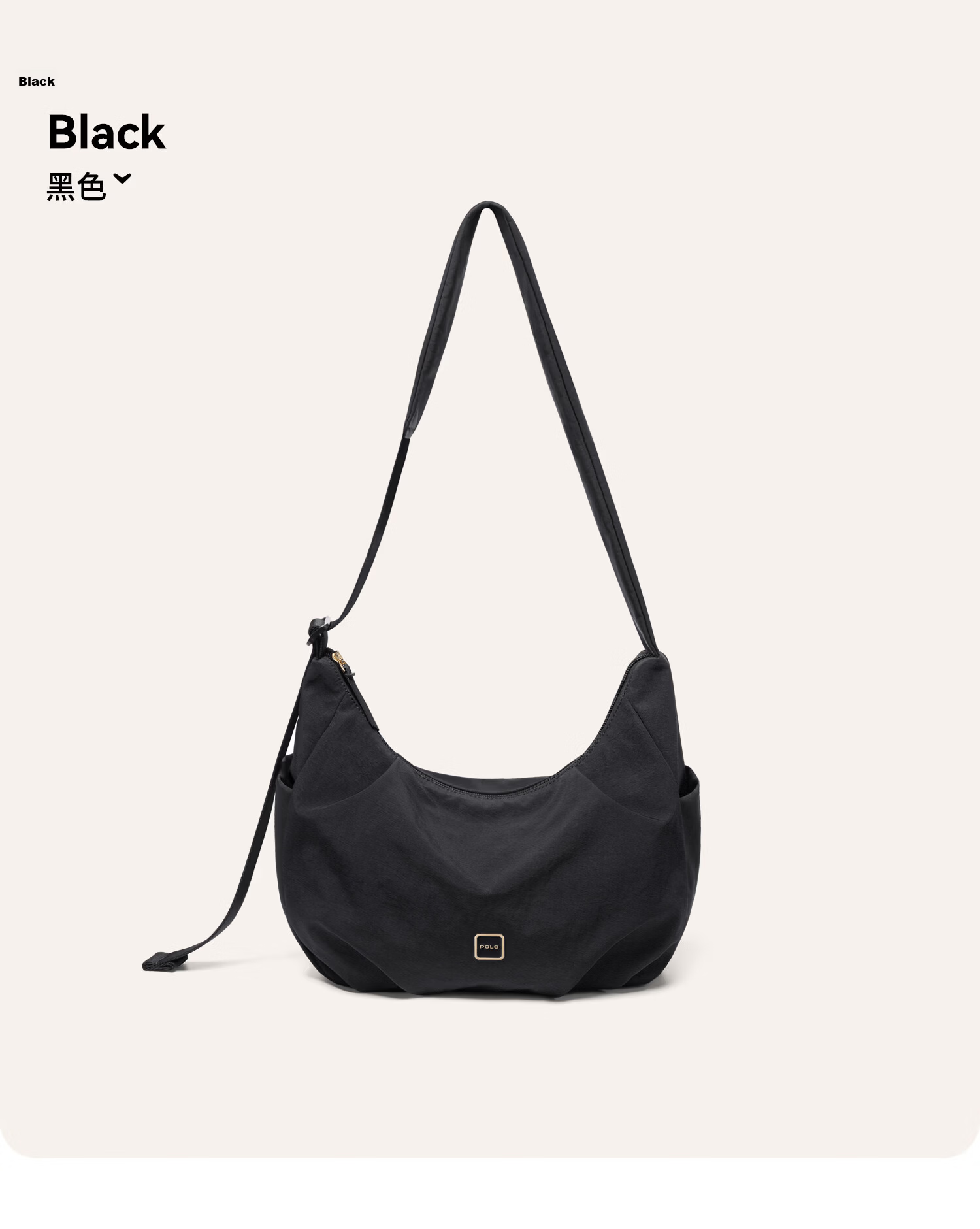 POLO Women's Large Capacity Shoulder Bag Crossbody Bag 10.9-inch iPad Bag Multi-compartment Phone Bag Sports Crossbody Bag 23