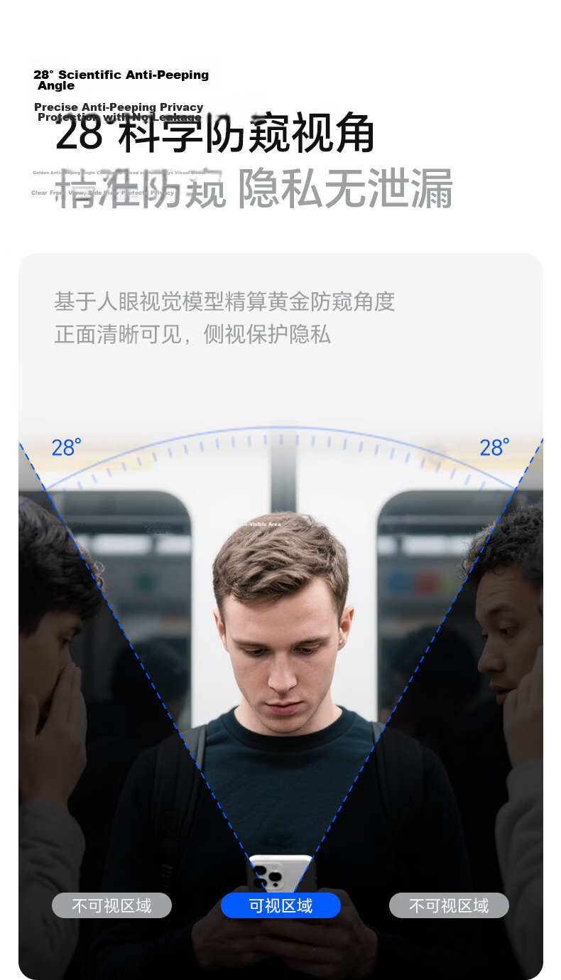Langke [2-Pack] Privacy Screen Protector for Xiaomi 17T, Ultra-Thin Full-Screen Tempered Glass Anti-Peeping, High-Definition, Scratch-Resistant, Drop-Proof Phone Film 4