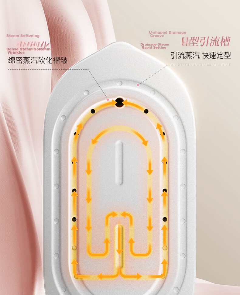 SUPOR Pulse Energy Steam Handheld Garment Steamer/Electric Iron Micro-Pressurized Sterilization and Wrinkle Removal Portable Foldable Travel Iron 936B 10