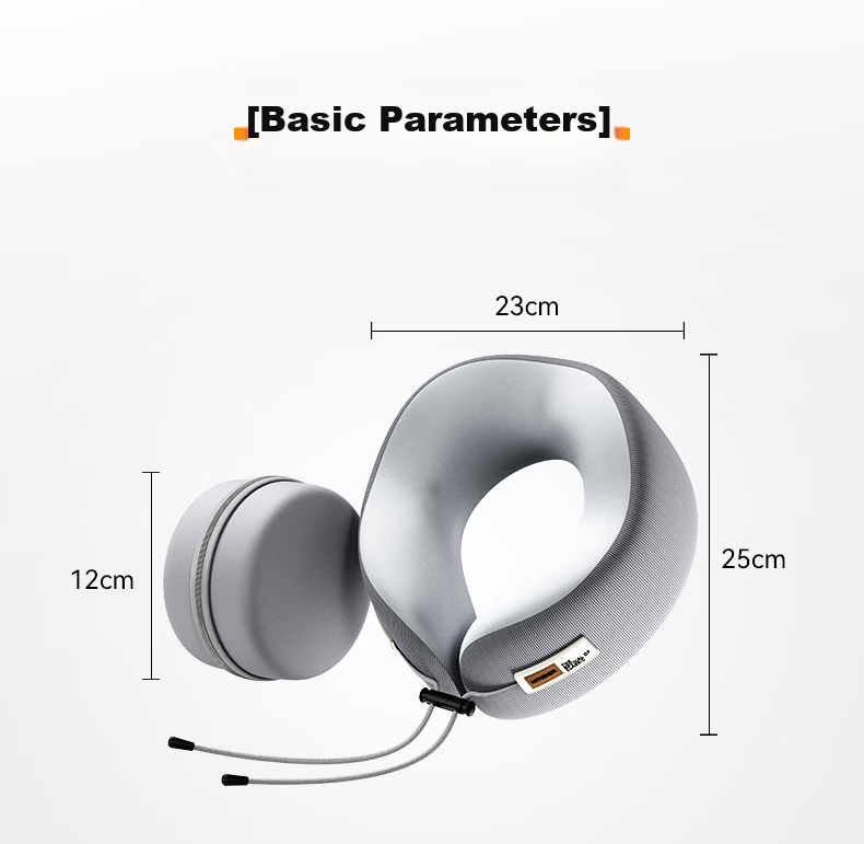 Zhiguozhe U-Shaped Neck Pillow Travel Portable Foldable U-Shape Neck Support Pillow for Airplane High-Speed Train Nap Essential 32