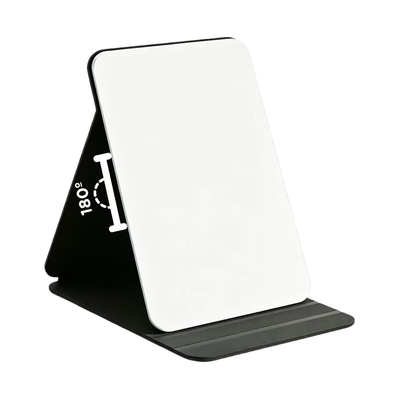 Jinsenquan Makeup Mirror Small Mirror Men's Portable Folding Handheld Dressing Mirror HD Dormitory Unisex