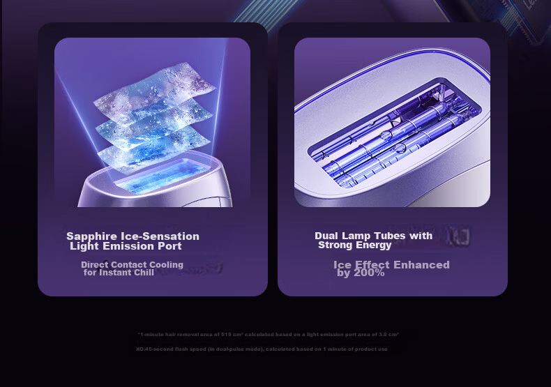 Lenovo Sapphire Hair Removal Device with 20% Government Subsidy - Ice Point Home Use Full Body Underarm Facial Hair Removal High Power Epilator Birthday and Holiday Gift for Girlfriend 18