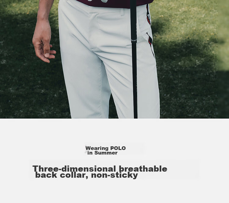 Biyinlefen [Ding Yuxi Same Style Small Collar T] 2026 Summer New Men's Short Sleeve Polo Shirt, Resistant to Deformation and Fading 9