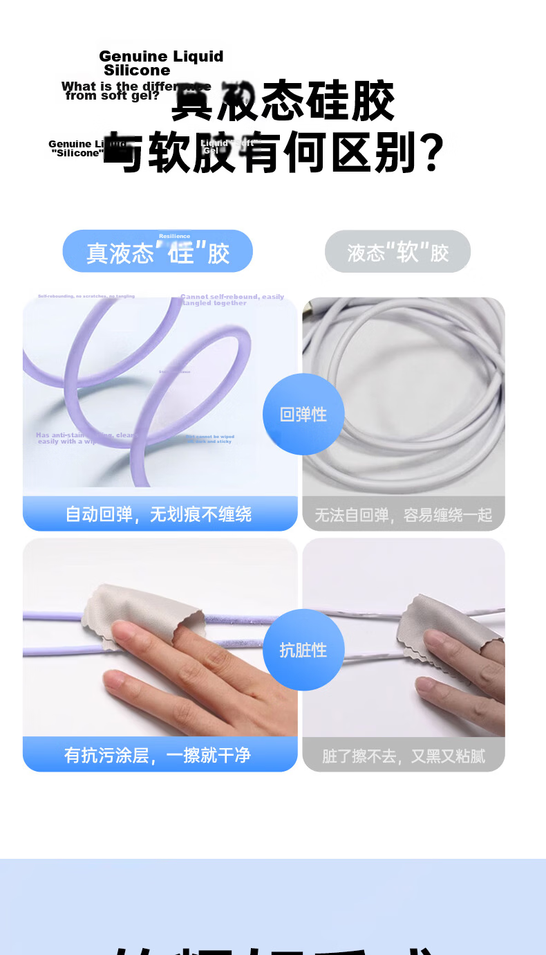 OKSJ Type-C Data Cable 6A Compatible with Huawei Honor Super Fast Charge 100W/88W/66W Charging Cable Pura90/80/Mate70 Xiaomi Apple Full Series Compatible Purple 1