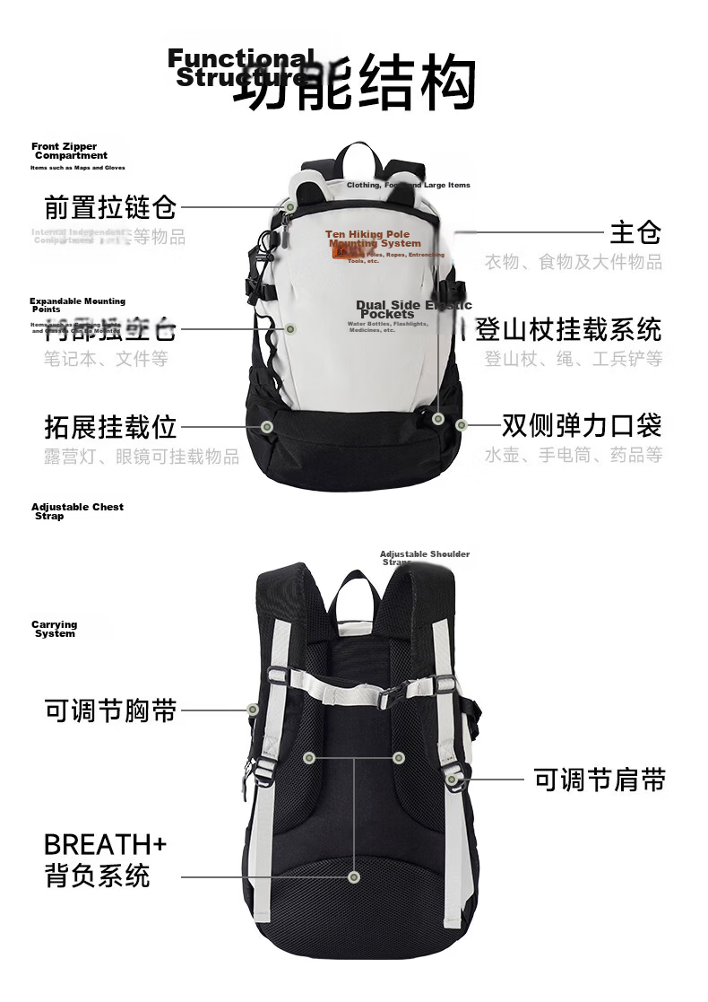 Liomirror Travel Bag Large Capacity Foldable Luggage Sleeve Maternity Gym Handheld Crossbody Bag for Men and Women 15