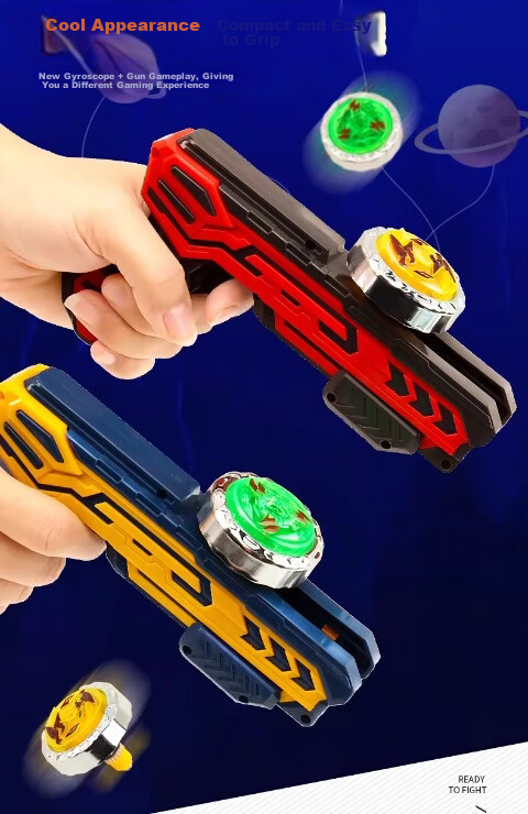 Lankup Gyroscope Toy Gun Launcher Dual Battle Board Game Children's Toy for Boys Ages 3-6 Birthday Gift 7