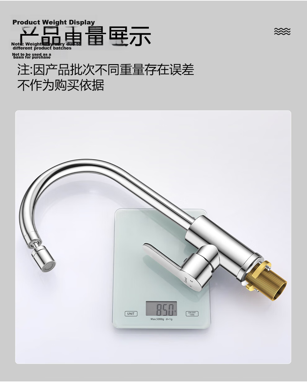 Larsd Kitchen Faucet Rotatable Sink Faucet Dual Temperature Hot and Cold Water Tap for Washing Basin F085 24