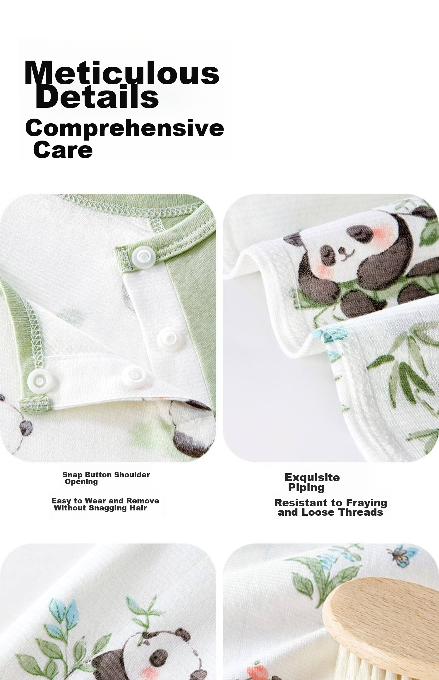 Kidsneed Children's One-Piece Pajamas Baby Summer Lightweight Unisex Air-Conditioned Homewear Romper 17