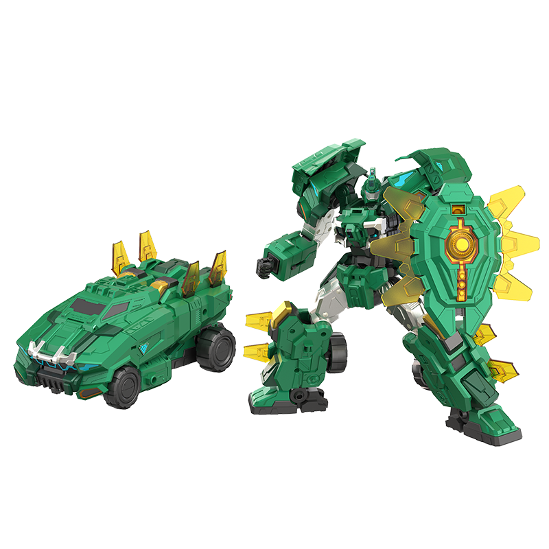 AULDEY Quantum Squad Cool Dual Armor Transforming Robot Action Mecha Toy - Immovable Mountain Boys' Toy Gift