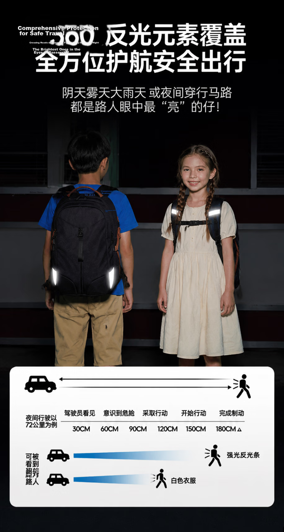 JD Space Series Expandable Student Backpack Ergonomic Large Capacity Kids School Bag Black 6