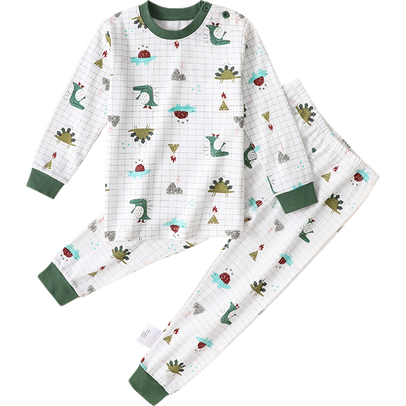 YUZHAOLIN Children's Autumn Underwear Set, Boys And Girls Inner Wear, Pure Cotton Pajamas for Young Children, Kids' Clothing