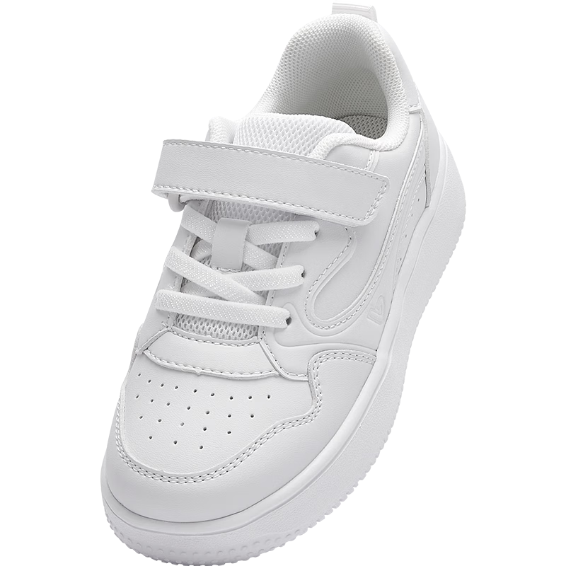 Balabala Kids Casual Shoes Boys Girls 2026 Autumn Lightweight Breathable Mesh Sneakers White Shoes