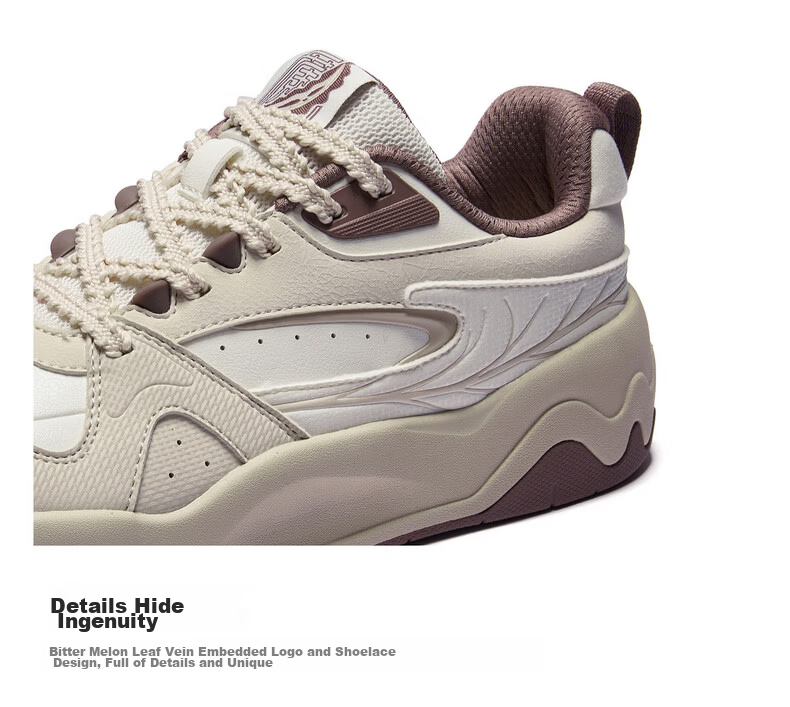 ERKE Women's Casual Sneakers Summer 2026 Breathable Versatile Sports Shoes | Bitter Melon 27