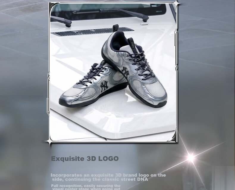 MLB Unisex Colorblock Mesh Ballet Style Thin Sole Training Sneakers Elf Shoes 3ACVOL16N-50SIS-225 4