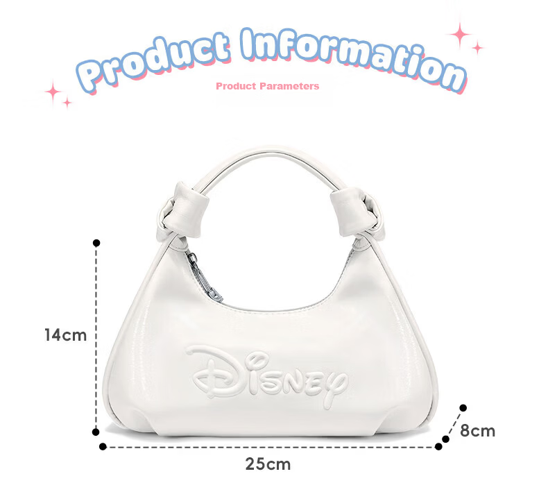 Disney Women's Bag 2026 New Luxury Dumpling Crossbody Small Handbag Graduation Birthday Gift 9