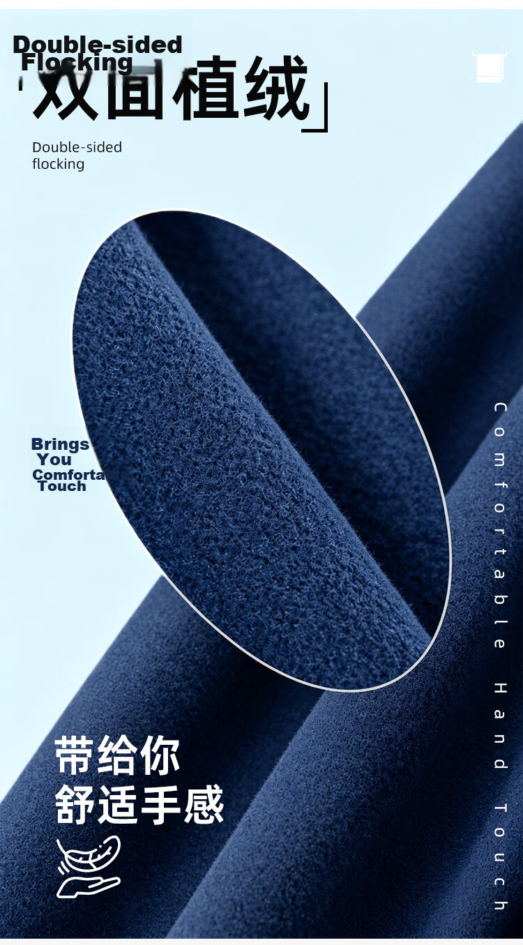 Peak Swimming Cotton Towel Absorbent Quick-Dry Bath Towel Lint-Free Outdoor Badminton Sweat Towel Navy Blue 2