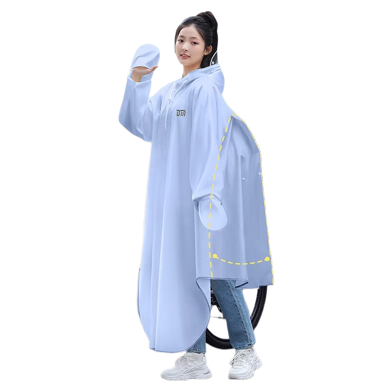 Beimei Bicycle Raincoat Integrated Full-Body Stormproof Rider Cycling Suit Junior High School Student Commuter Rain Poncho