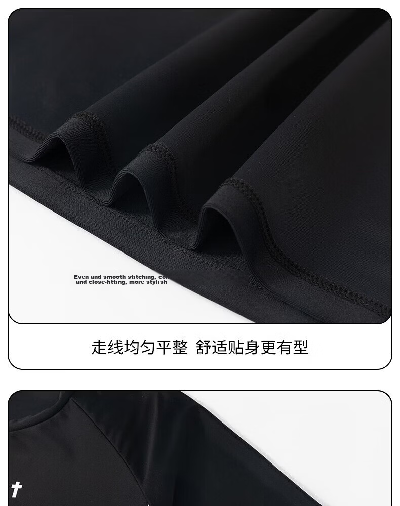 Yuke Men's Swimwear Set Swim Trunks Adult Teen Sun Protection Plus Size Quick-Dry Hot Spring Professional Swimming Gear Full Set 14