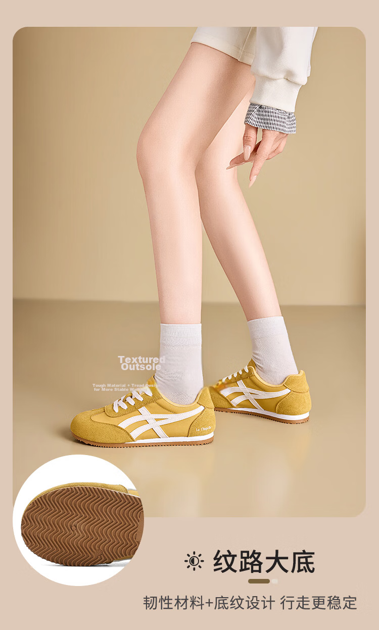 La Chapelle Women's Derby Shoes 2026 Summer Retro Fashion Comfortable Casual Sneakers 625B Beige Gray Black Size 40 9