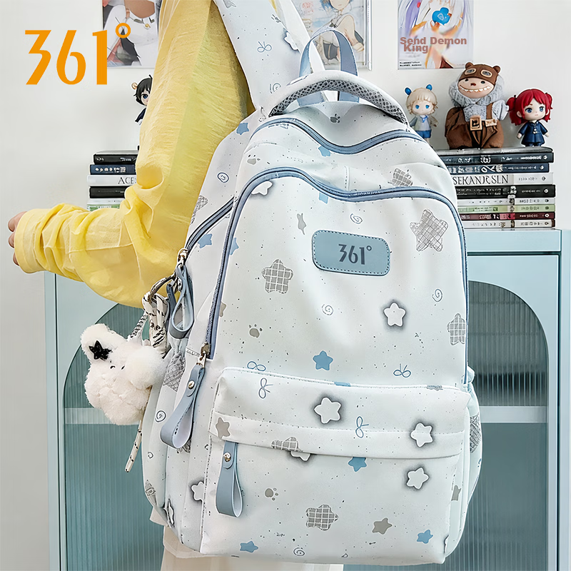 361° Backpack for Junior High School Girls 2026 New Large Capacity Lightweight Sports Travel Shoulder Bag for High School and College Students