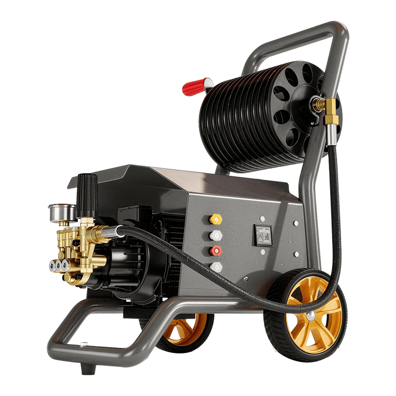 POHIR Commercial Car Washer High-Pressure Cleaning Machine 220V Floor Washer Car Brush Pump High-Pressure Water Gun Pump Taishan T1