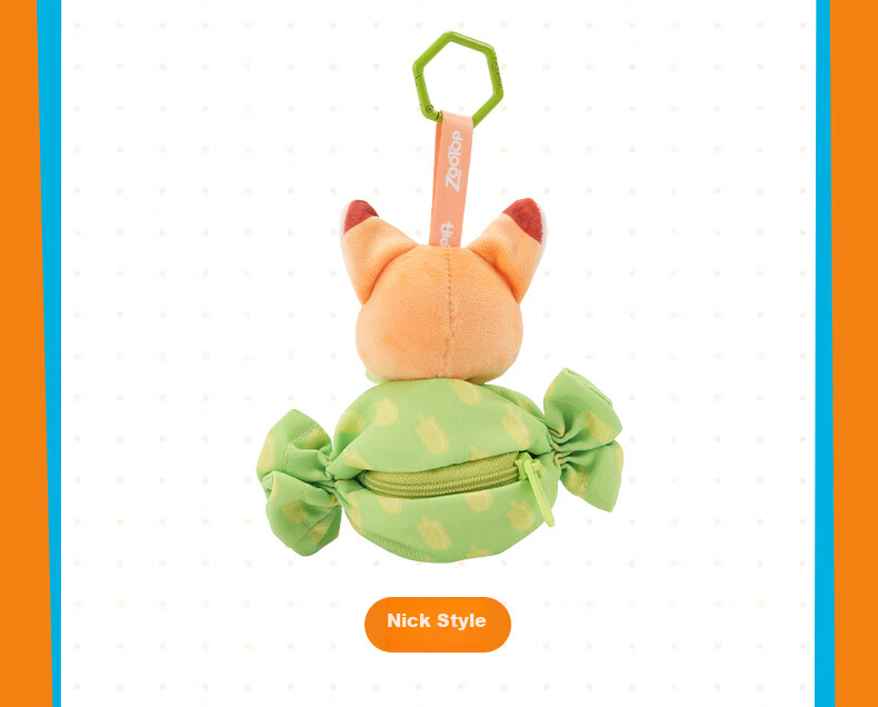 Disney Zootopia Judy Wallet Earphone Keychain Plush Toy Pendant Gift for Bestie Women 10