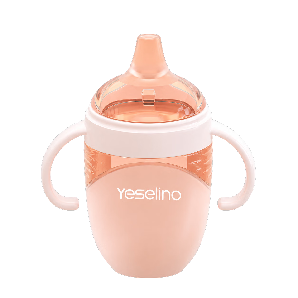 Yeselino Millennium Baby Series Silicone Sippy Cup Rose Pink Baby Duckbill Cup Drinking Cup for Children Over 6 Months
