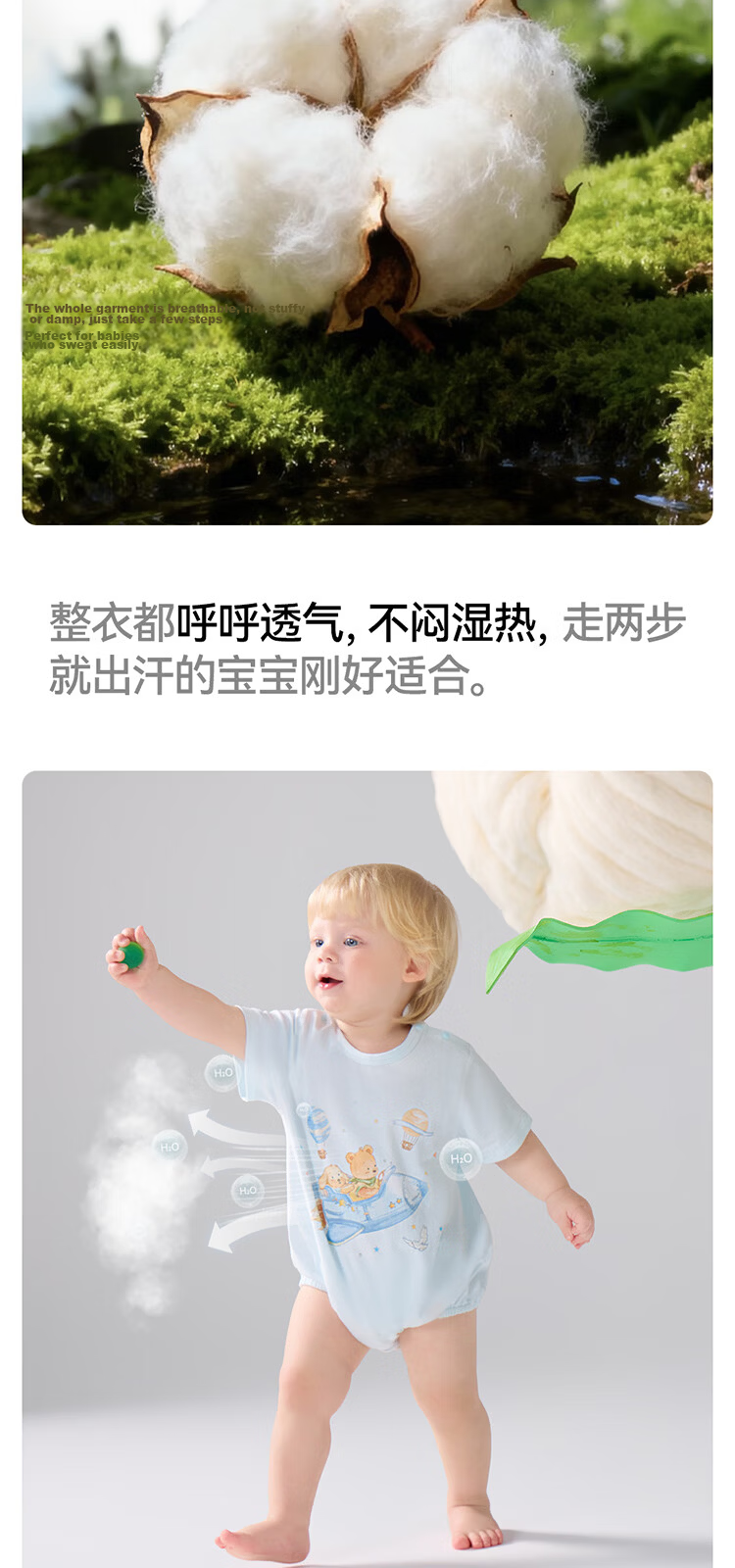 Betis Baby Clothes 2026 New Summer Thin Newborn Breathable Unisex Short Sleeve Romper 7