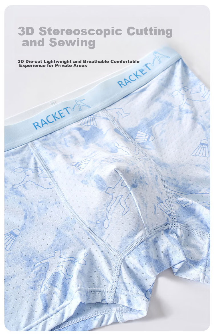 Yuzhaolin Youth Boys Underwear Development Period 12-16 Years Old Ice Silk Summer Thin Children's Boxer Briefs 8