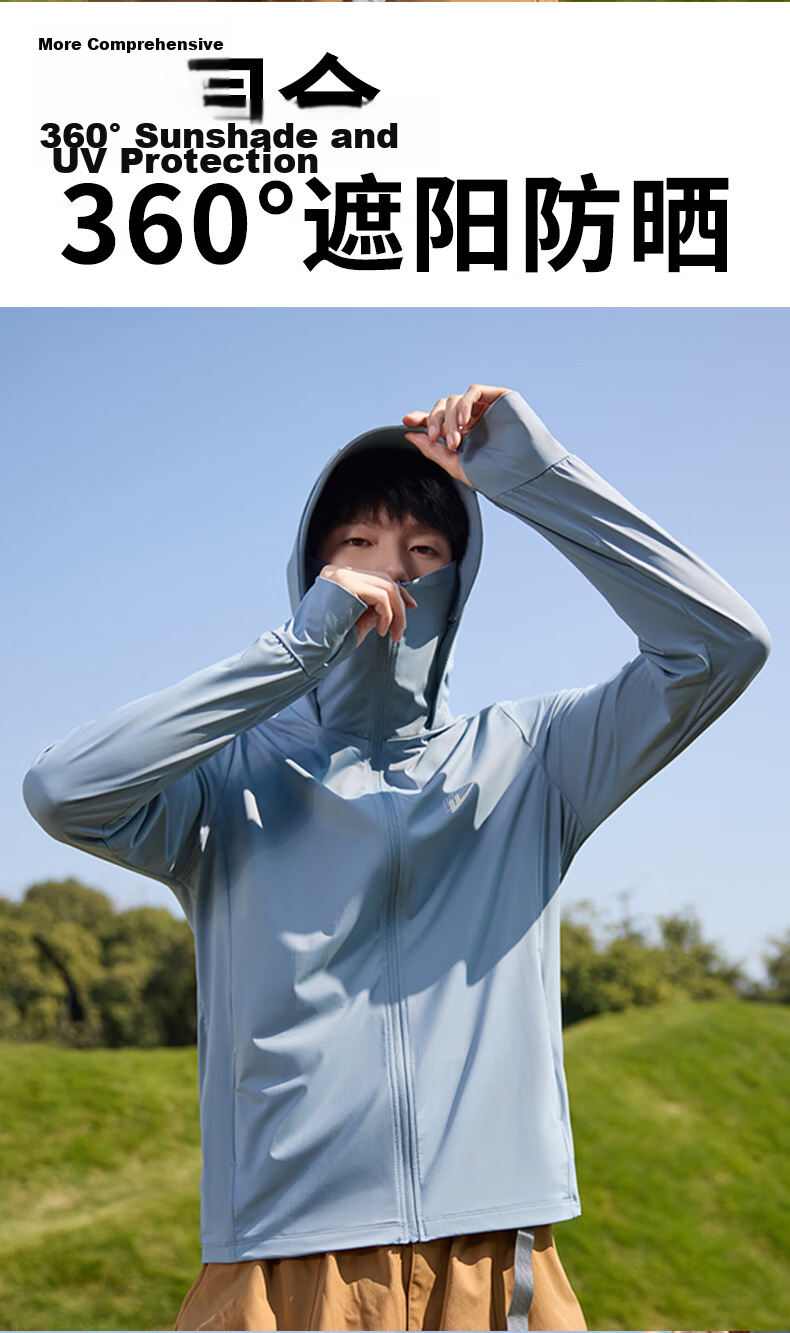 Warrior Men's UV Protection Sun Jacket 2026 Summer New Cool Feeling High-End Men's Sunscreen Coat 10