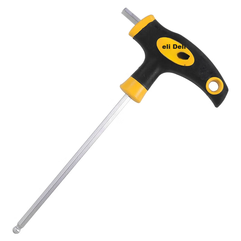 Deli Tool T-Handle Ball-End Hex Wrench 6mm DL2275